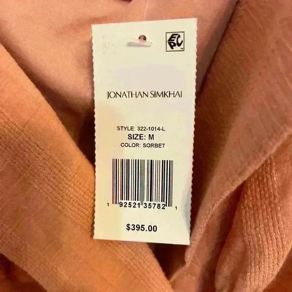 Jonathan Simkhai Bahari Off Shoulder Mini Dress Size 6 - Picture 2 of 5